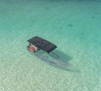 Zanzibar Glassboat Drone Picture