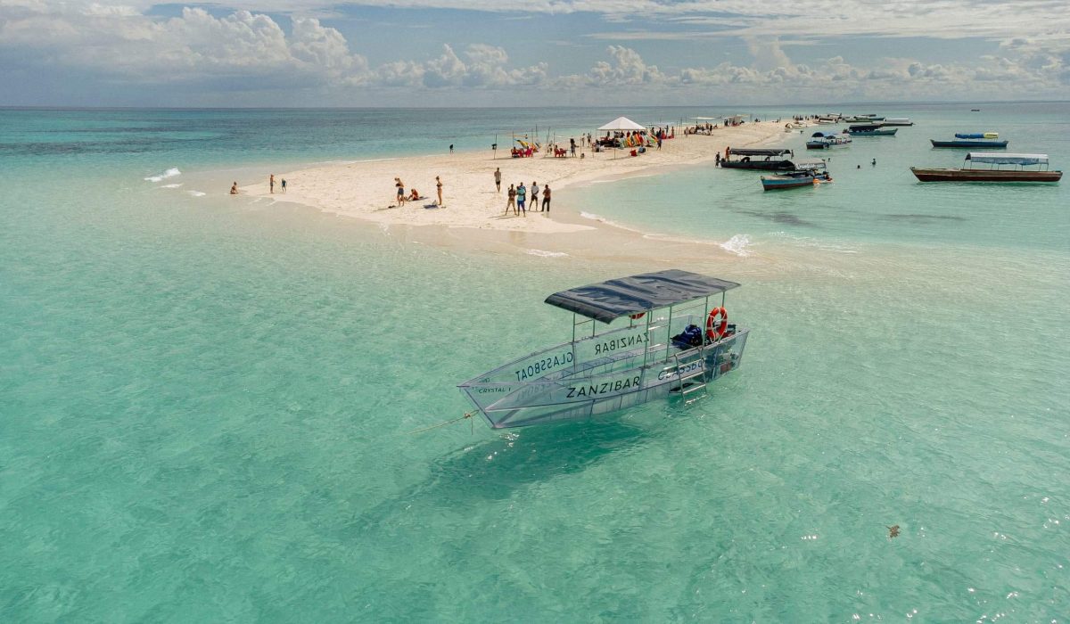 Zanzibar Glassboat Sandbank